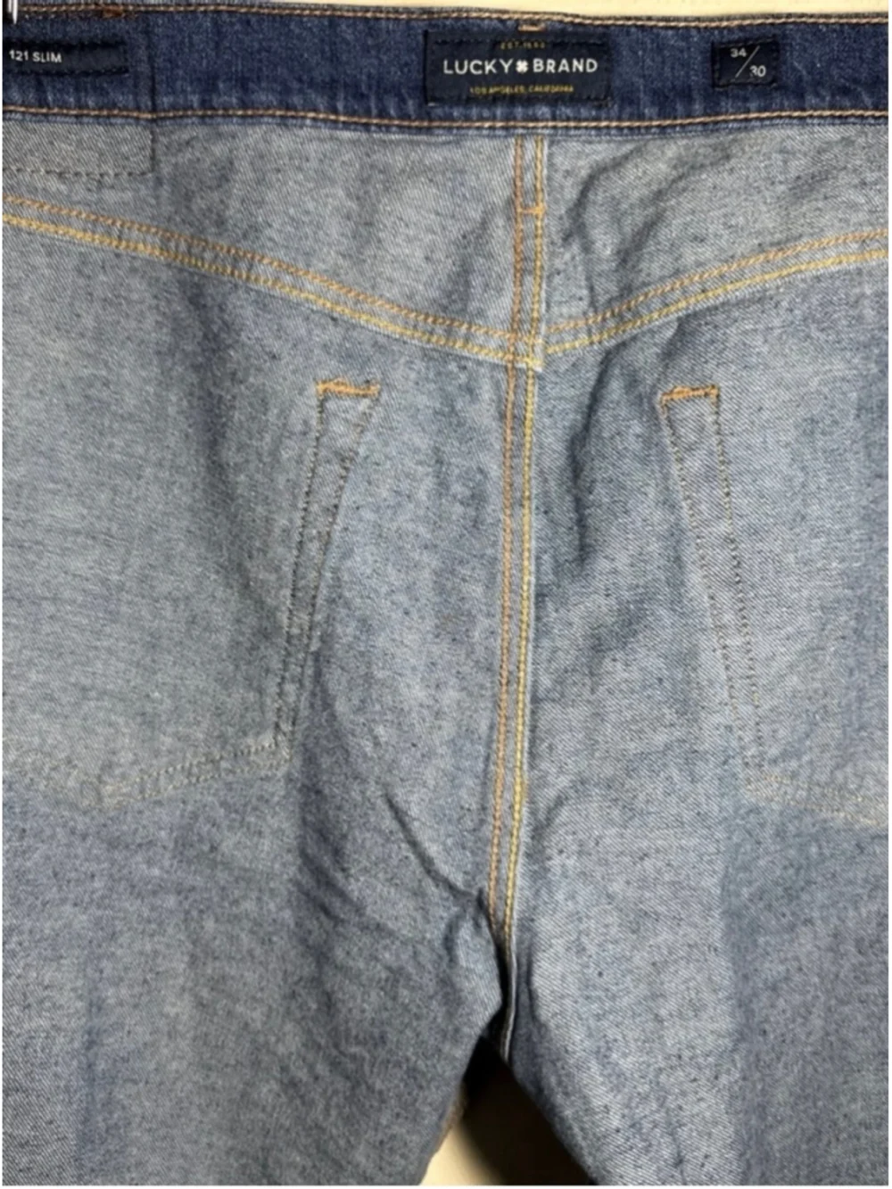 Lucky Brand 121 Slim Jeans, Blue, Size 34x30